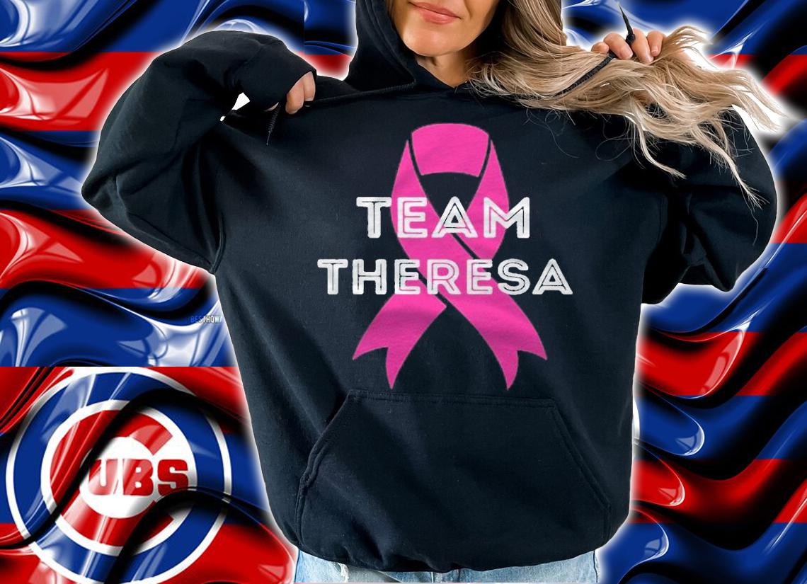 Team Theresa Personalized Breast Cancer Awareness Shirt hoodie