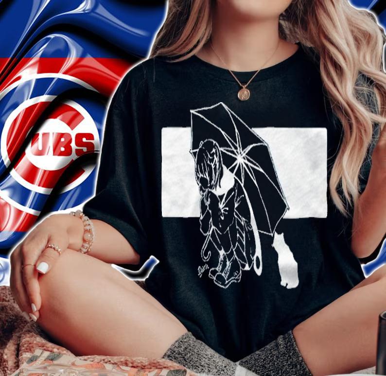 Tuyu with umbrella T-shirt woman shirt