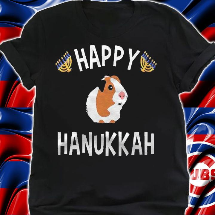 Happy Hanukkah  Cute Guinea Pig Hanukkah Shirt shirt