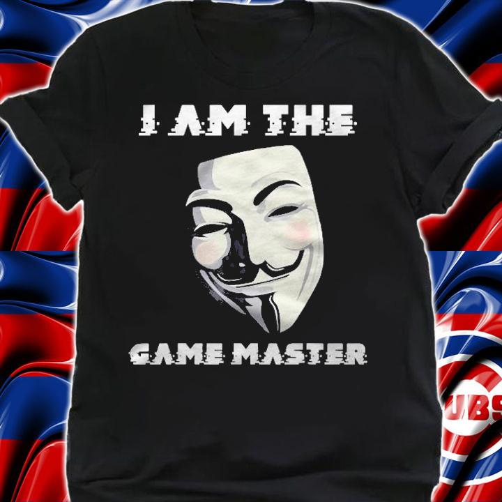 I Am The Game Master Anonymous Hacker Computer Hacking T-shirt shirt