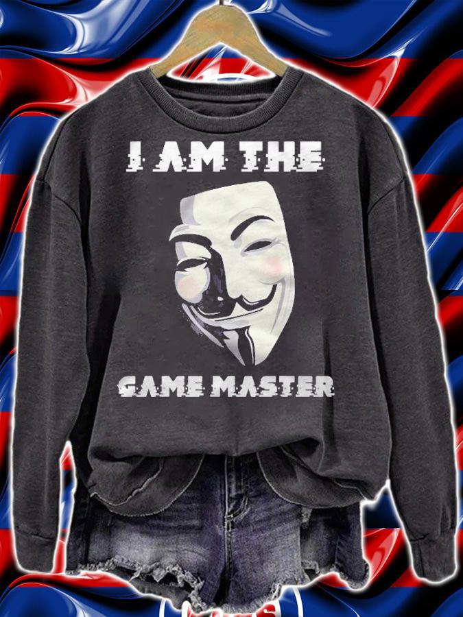 I Am The Game Master Anonymous Hacker Computer Hacking T-shirt sweatshirt
