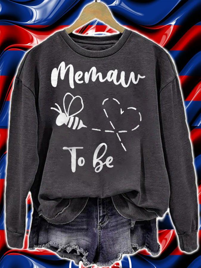 Memaw To Be Funny Bee Lover Shirt sweatshirt