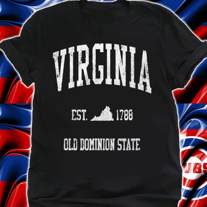 Retro Virginia Vintage Sports Tee Design T-shirt