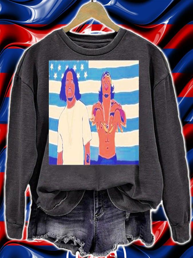 USA Flag Rapper Shirt sweatshirt