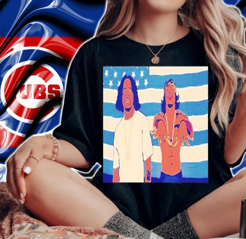 USA Flag Rapper Shirt woman shirt