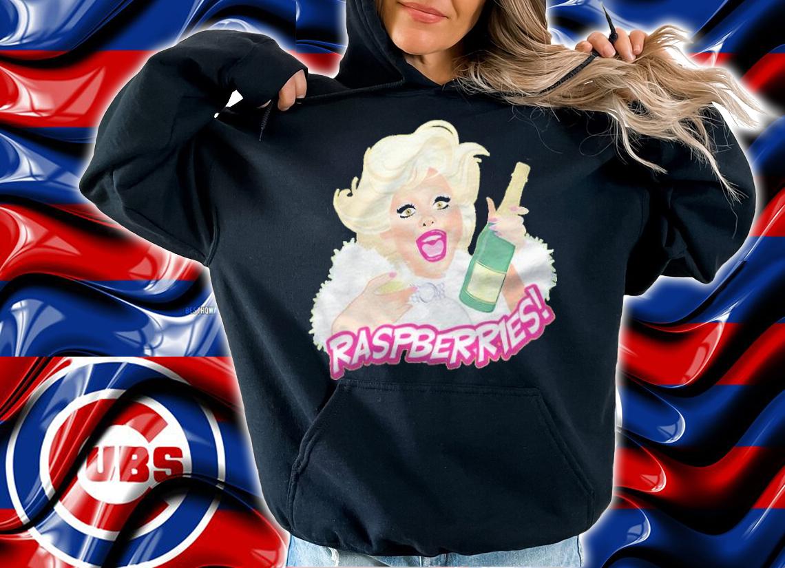 Champagne fun Raspberries T-shirt hoodie