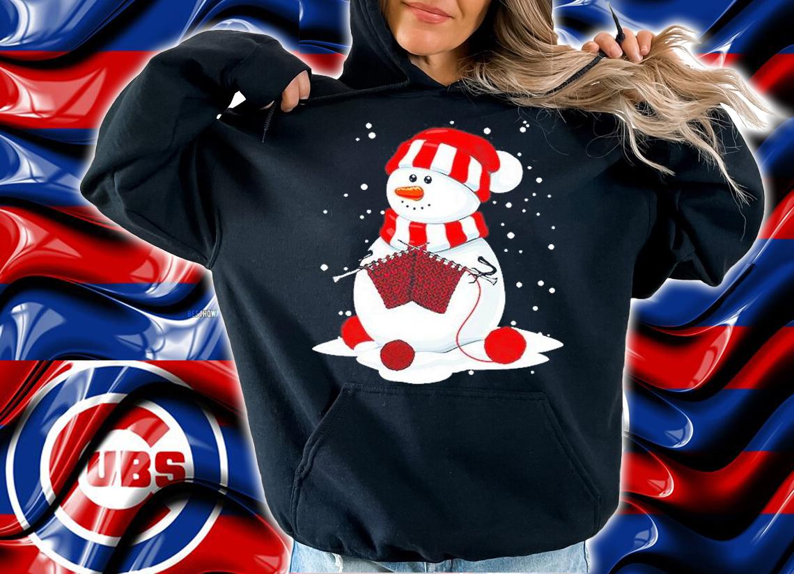 Crochet And Knitting Snowman Christmas T-Shirt