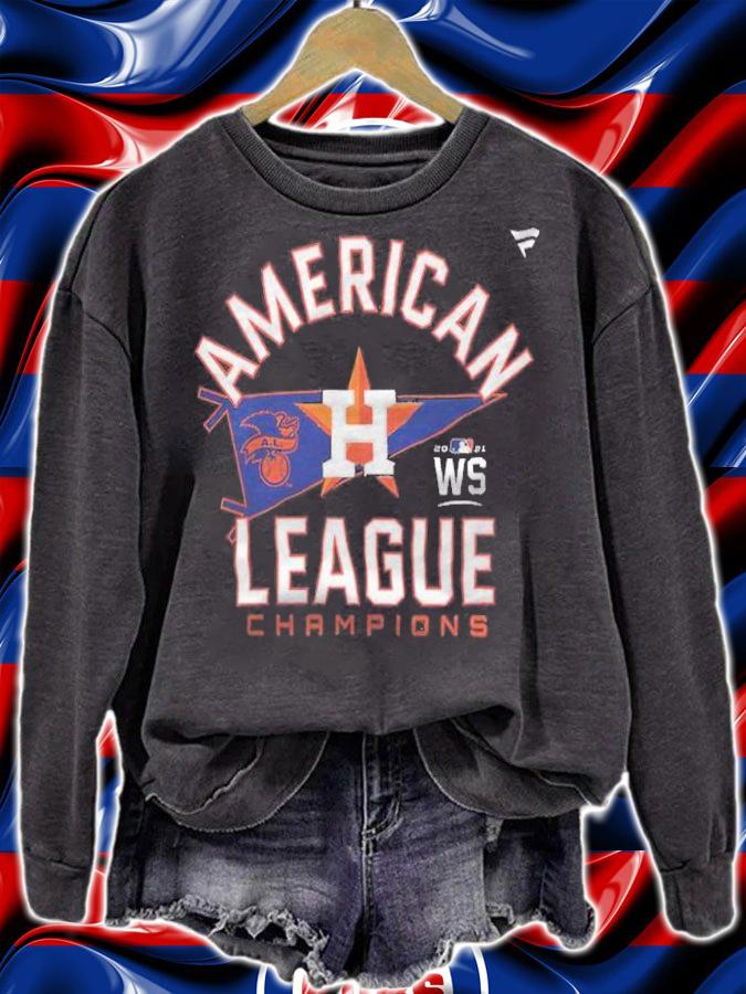 Houston Astros 2021 American League Champions Locker Room shirt sweatshirt