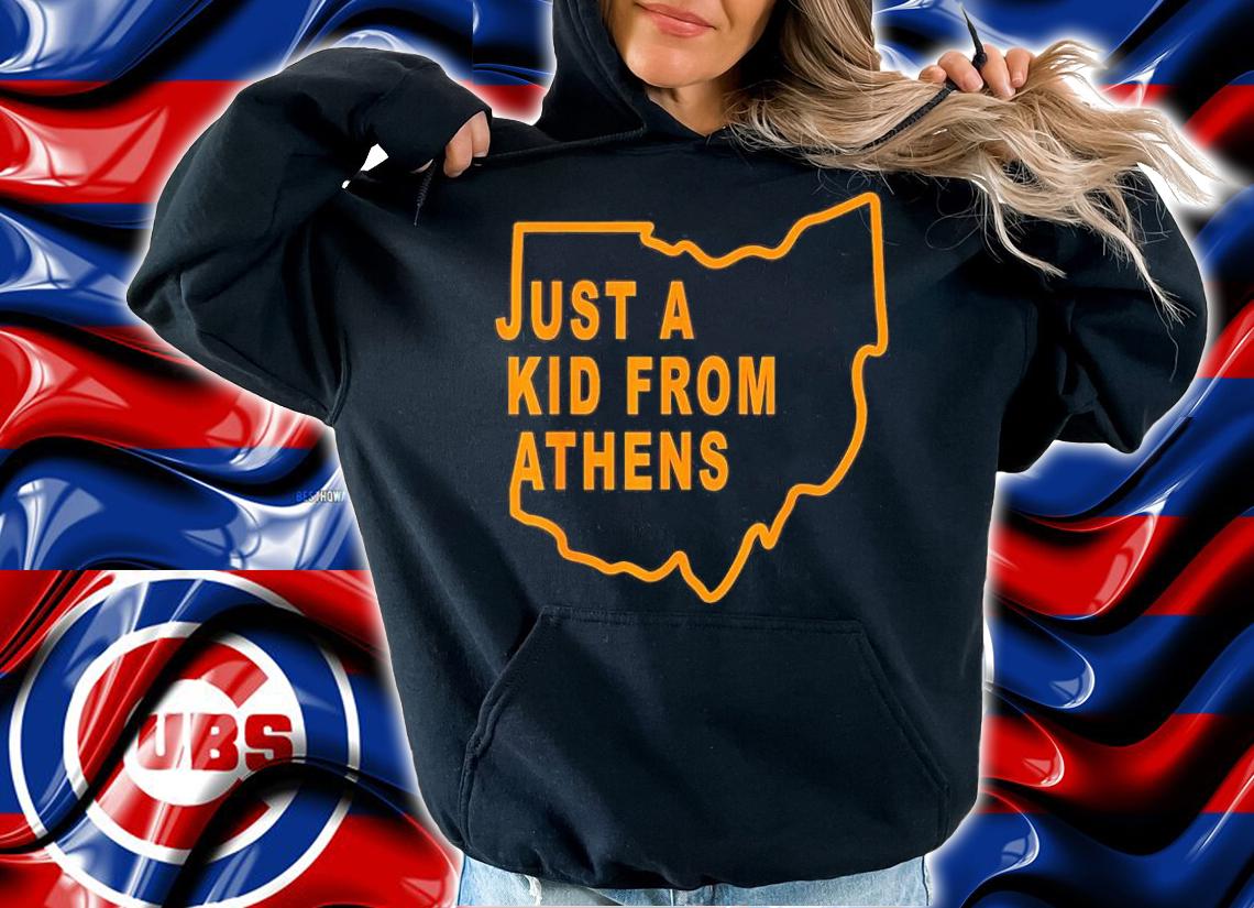 Just A Kid From Athens Ohio Cincinnati Joe Brr T-Shirt hoodie