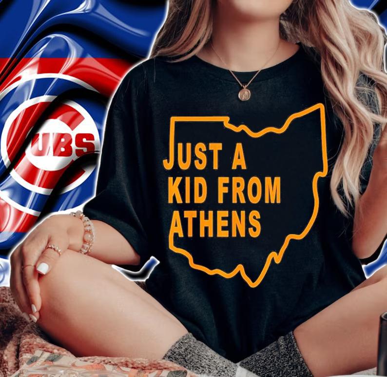 Just A Kid From Athens Ohio Cincinnati Joe Brr T-Shirt woman shirt
