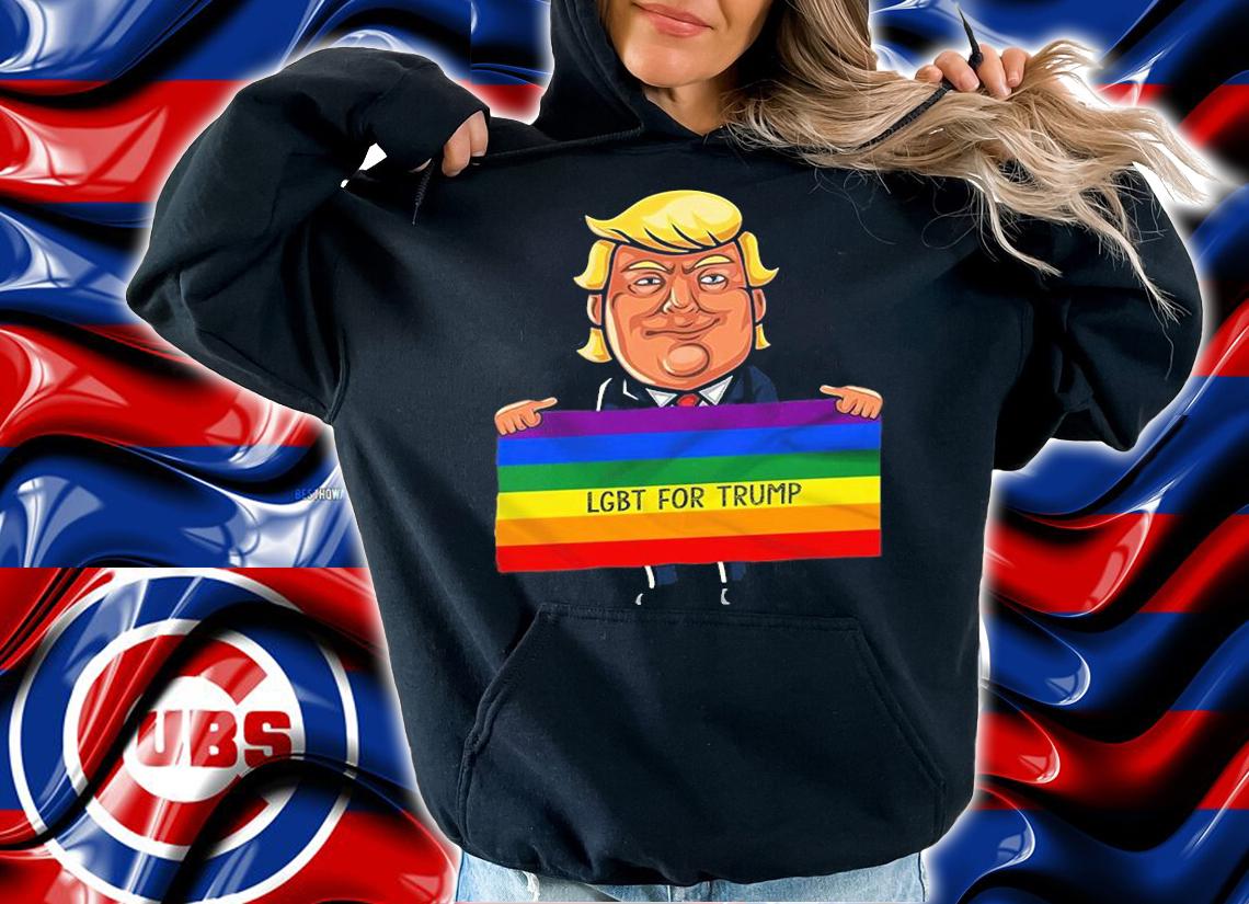 Lgbt For Trump Funny LGBT Flag T-Shirt hoodie