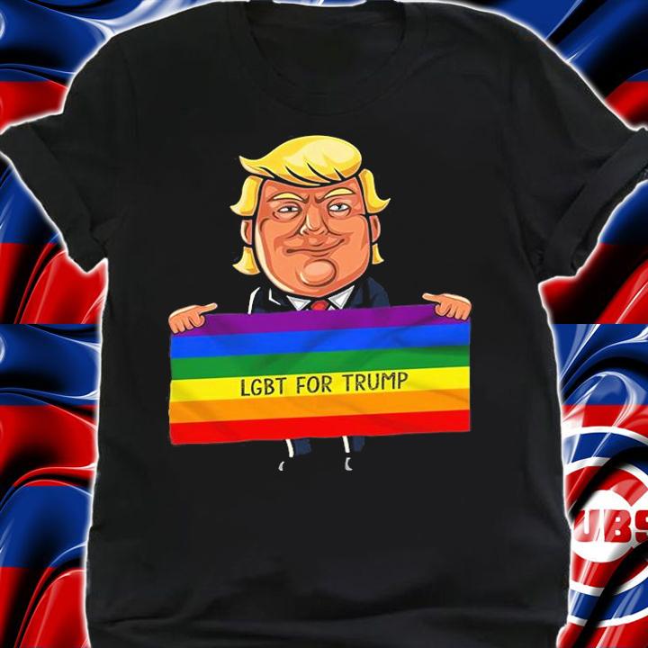 Lgbt For Trump Funny LGBT Flag T-Shirt shirt