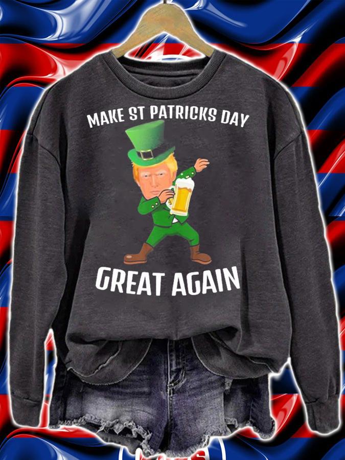 Make St Patricks Day Great Again With Trump Elf T-Shirt