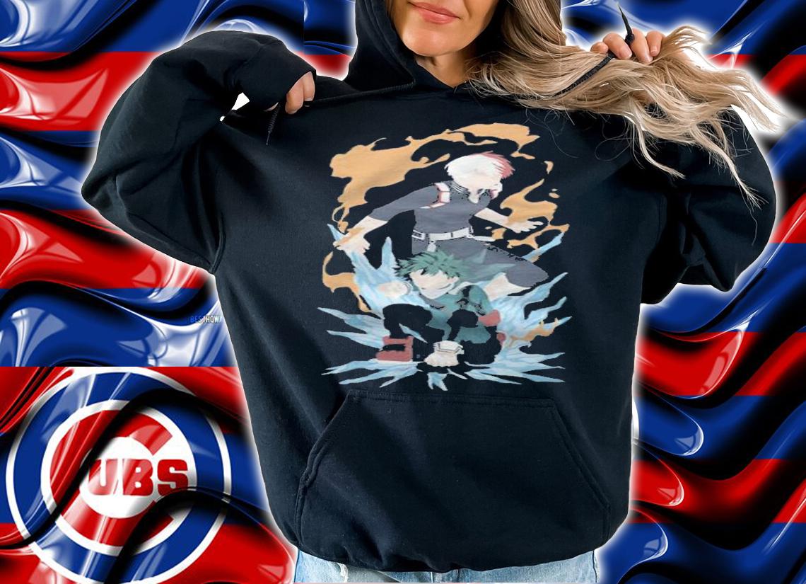 My Hero Academia minimalist Todoroki Shouto and Midoriya Izuku T-shirt hoodie
