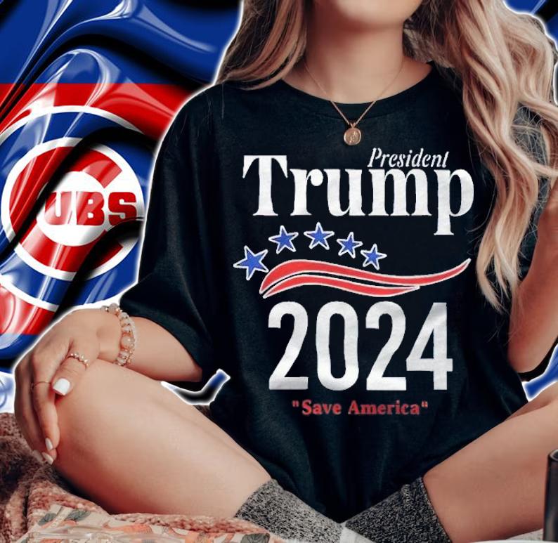 President Donald Trump 2024 save America T-shirt woman shirt