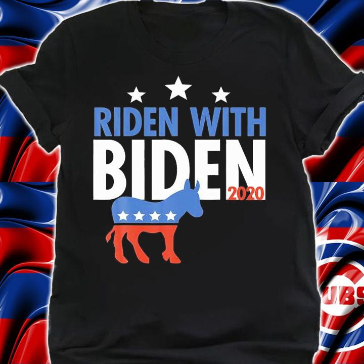 Riden With Biden 2020 Joe Biden For President USA T-Shirt shirt