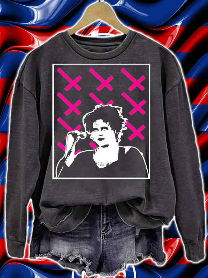 Toxic Femme Robert Smith Goth Crosses Shirt