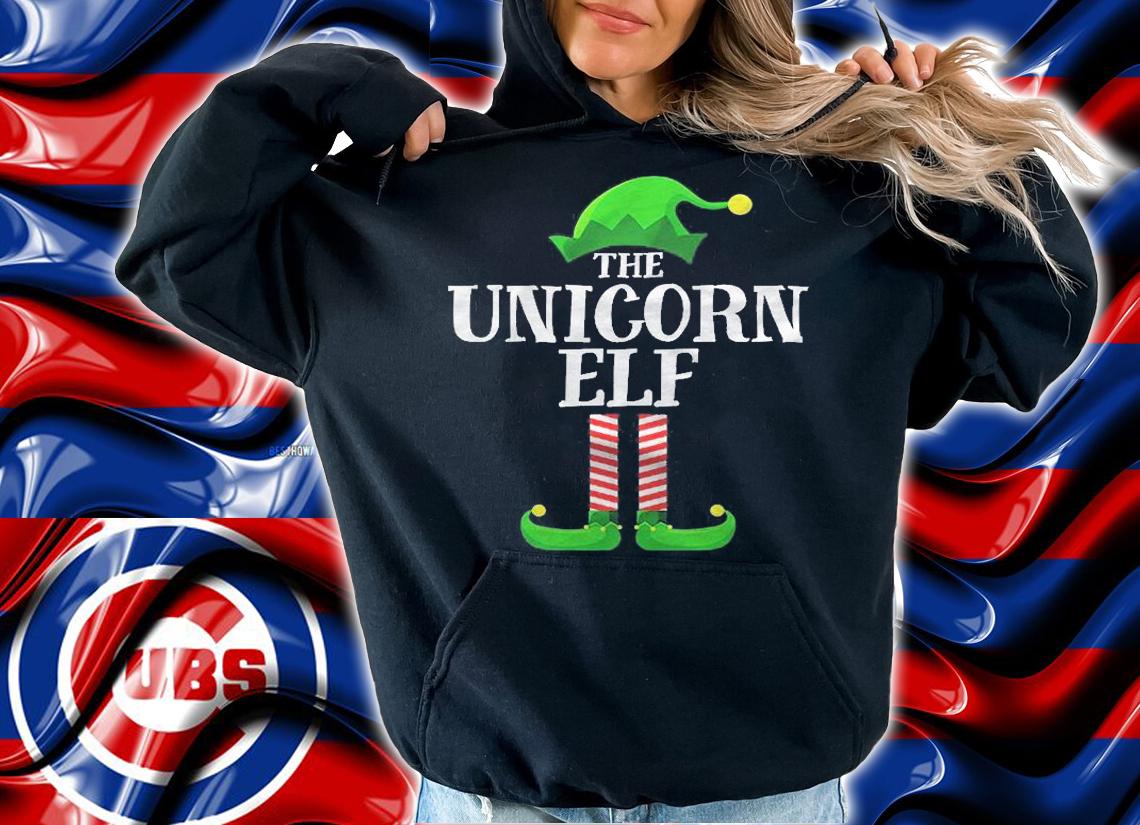 Unicorn Elf Matching Family Group Christmas Party Pajama Shirt hoodie