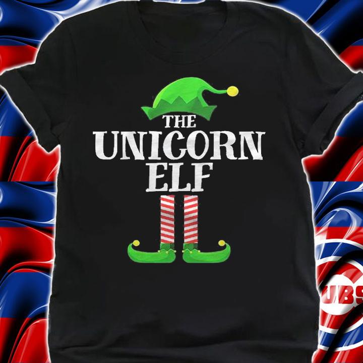 Unicorn Elf Matching Family Group Christmas Party Pajama Shirt shirt