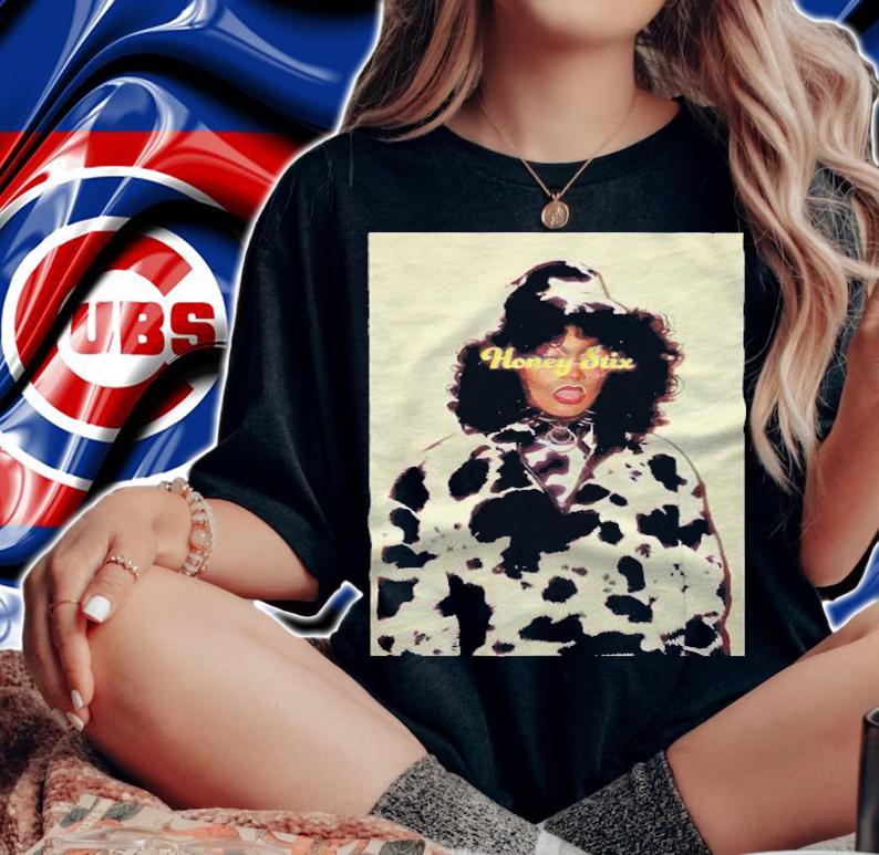 Crystal Cavalli Honey Stix cow T-shirt woman shirt