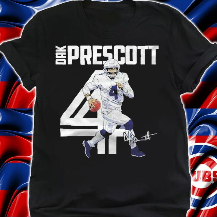 Dak Prescott Inline Dallas Football Signature Shirt shirt