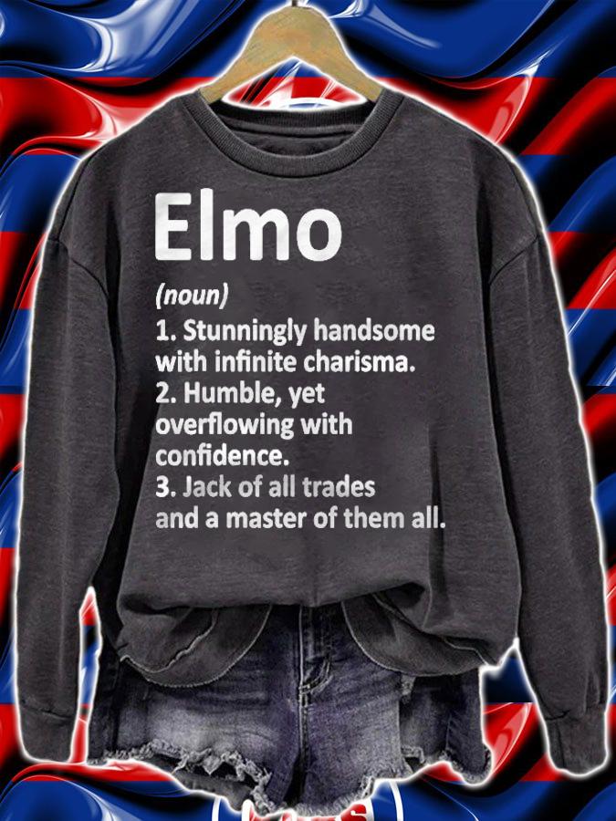 Elmo Definition Personalized Name Funny Gift Idea T-shirt sweatshirt