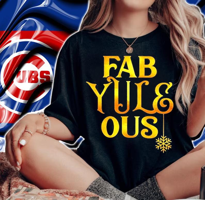 Fab Yule Ous Fabulous Snowflake Pun Christmas T-Shirt