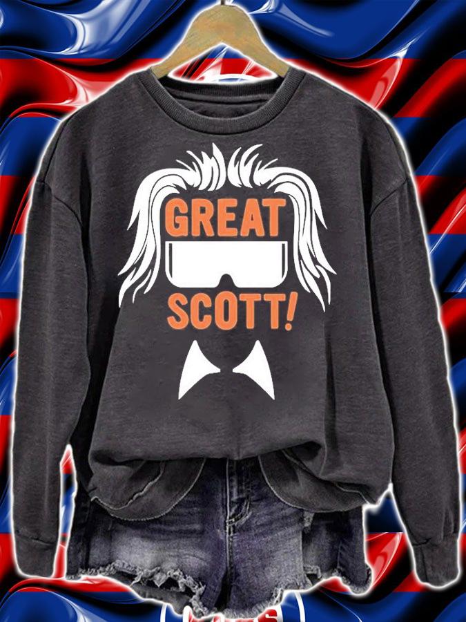 Great Scott Womens T-Shirt sweatshirt