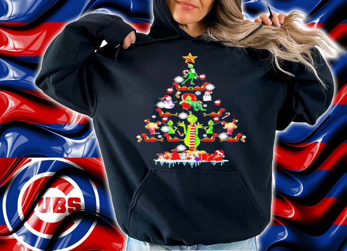 Grinch Christmas Tree Shirt hoodie