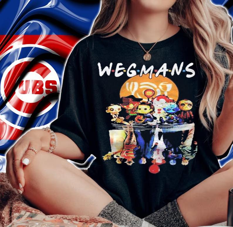 Horror Characters Chibi Water Reflection Wegmans Shirt