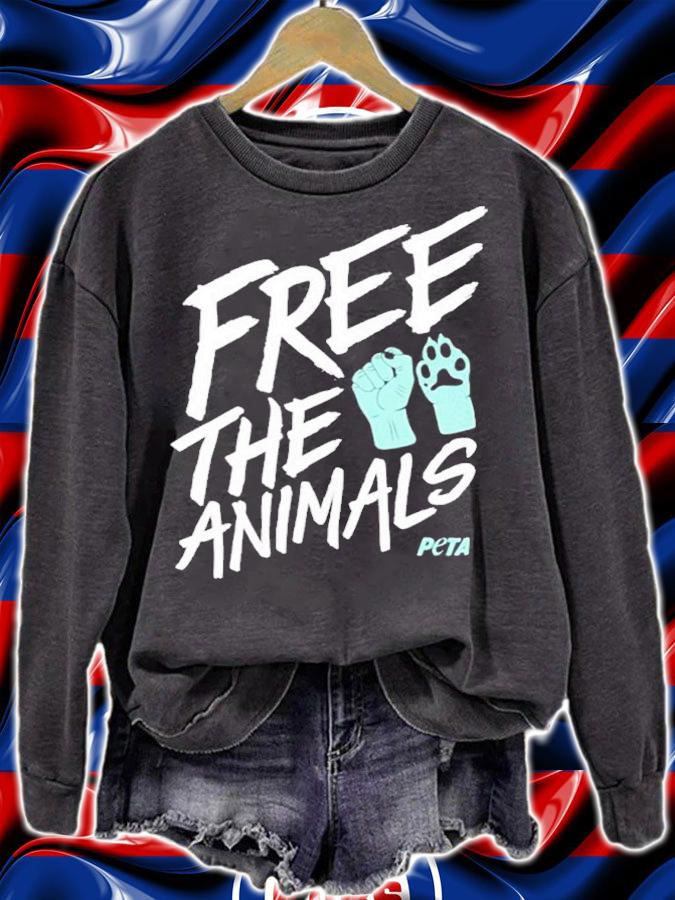 James Cromwell Free The Animals Shirt Peta CBS New Shirt sweatshirt