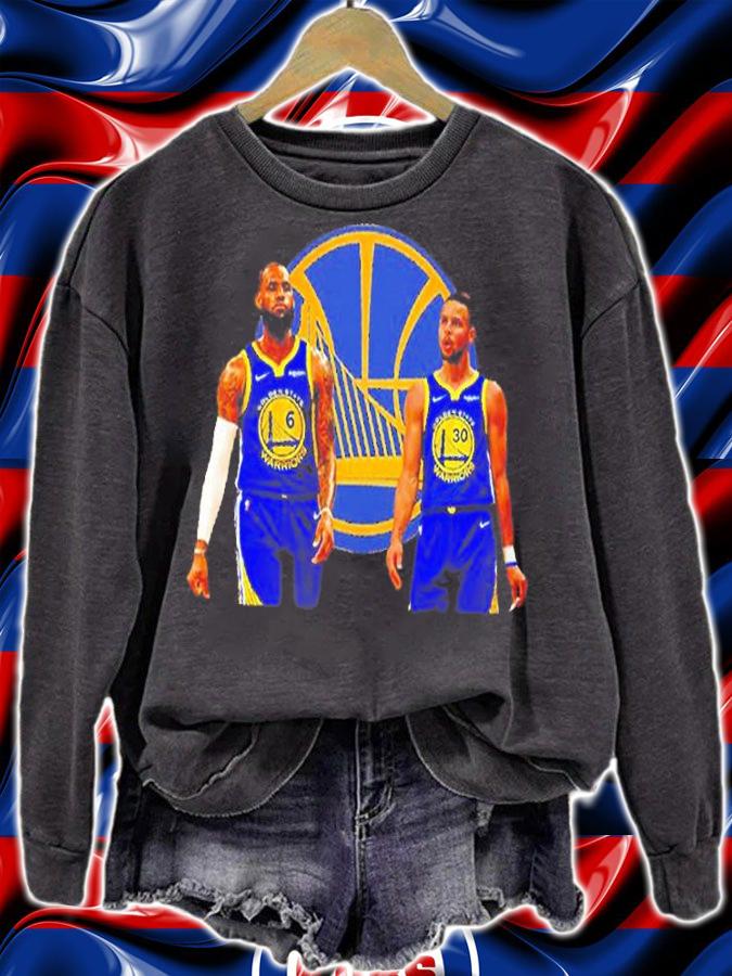 LeBron James Play With Steph Curry Golden State Warriors T-Shirt sweatshirt