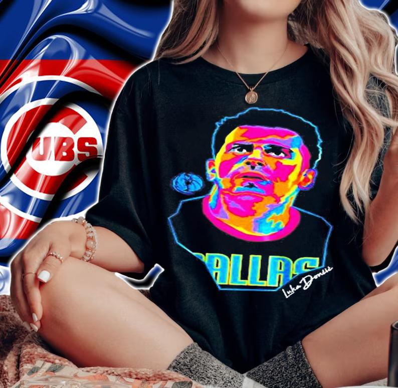 Luka Doncic Dallas Mavericks Artist Series T-Shirt woman shirt
