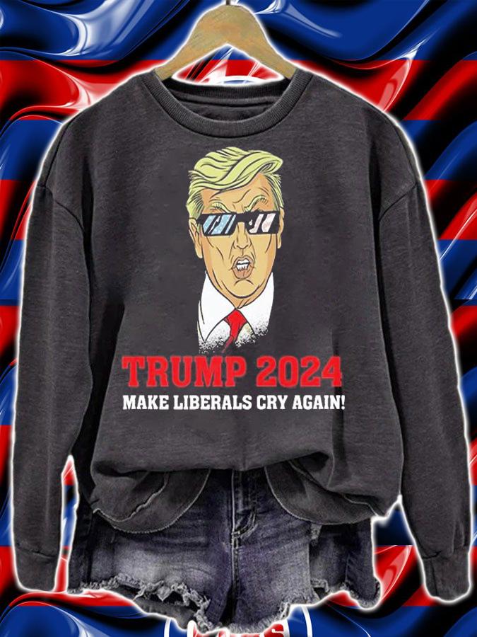 Make Liberals Cry Again Trump President 2024 T-Shirt