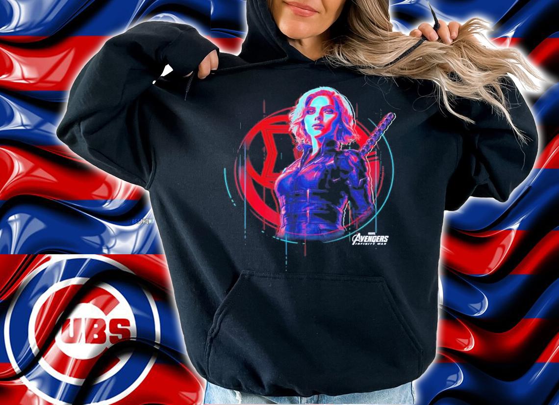 Marvel Infinity War Black Widow Icon Tech Graphic Shirt