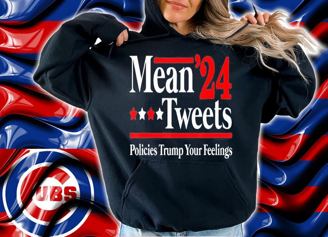 Mean Tweets 2024 Pro Donald Trump 24 Funny Anti Biden T-Shirt hoodie