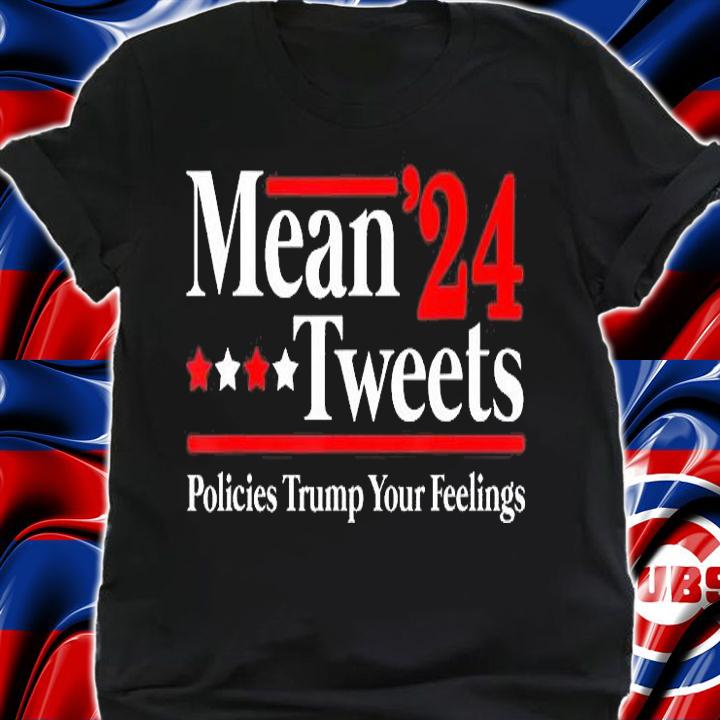 Mean Tweets 2024 Pro Donald Trump 24 Funny Anti Biden T-Shirt shirt