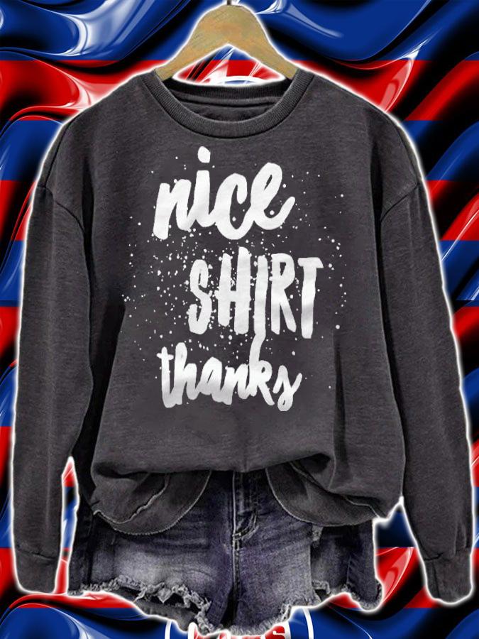 Nice shirt thanks Merry Christmas T-shirt