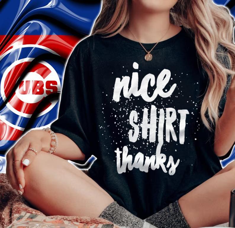 Nice shirt thanks Merry Christmas T-shirt