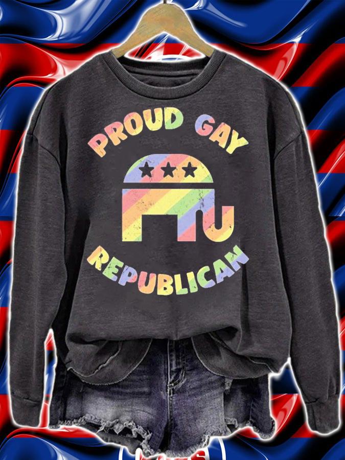 Proud Gay Republican LGBT T-Shirt sweatshirt