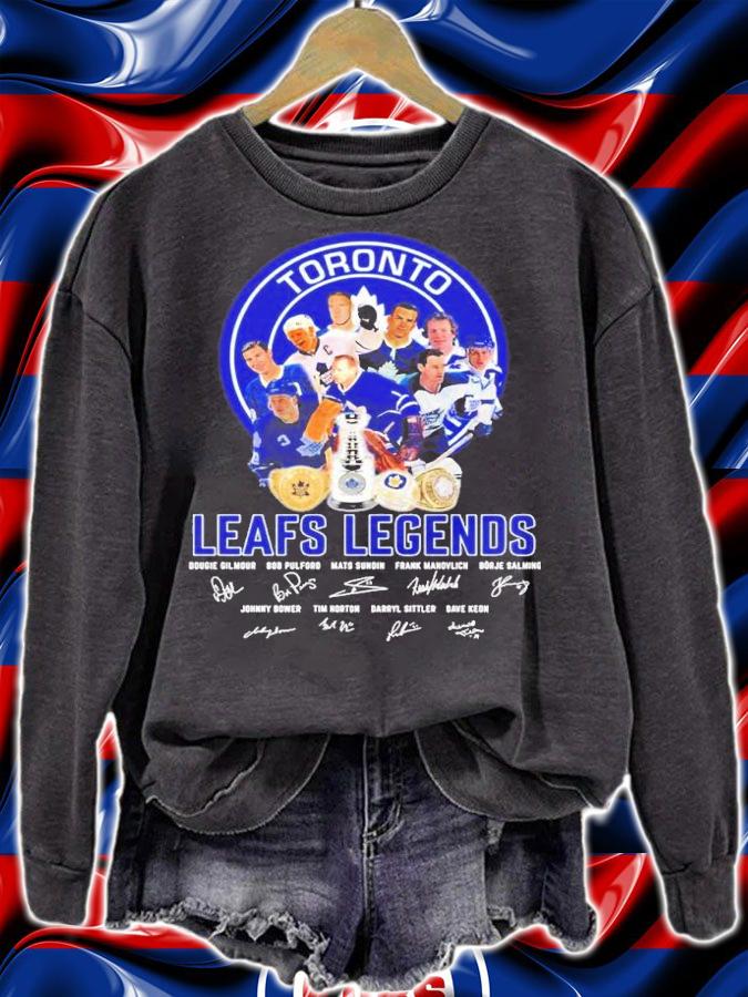 Toronto Maple Leafs Legends Signatures t-shirt sweatshirt