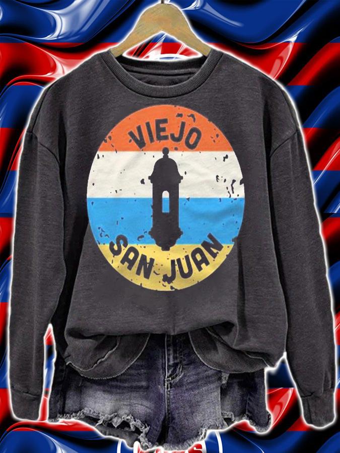 Viejo San Juan Puerto Rico Pullover Shirt sweatshirt