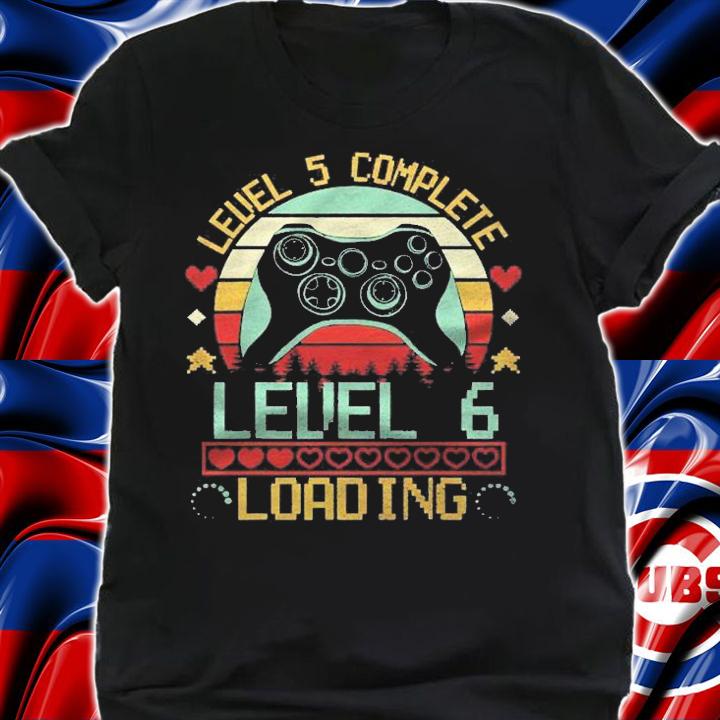 Gamer Husband Wife Married Level 5 Complete Level 6 Loading shirt