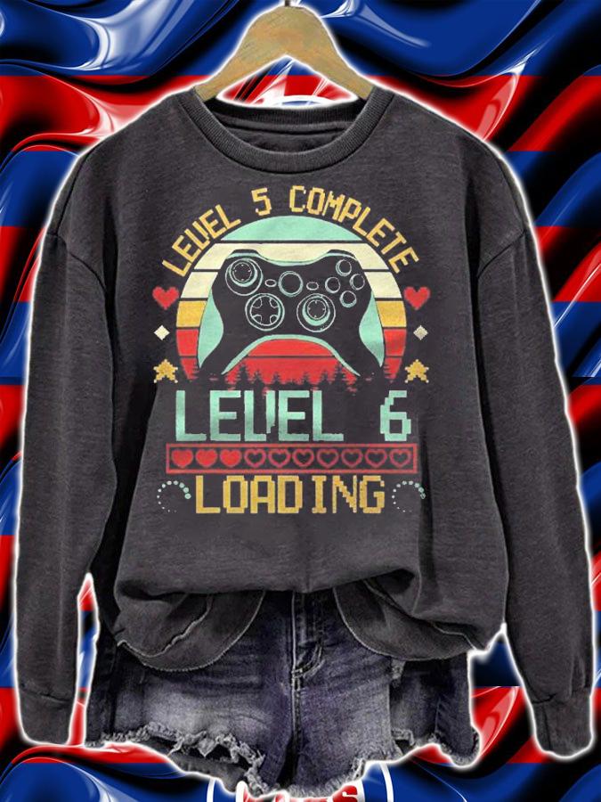 Gamer Husband Wife Married Level 5 Complete Level 6 Loading shirt