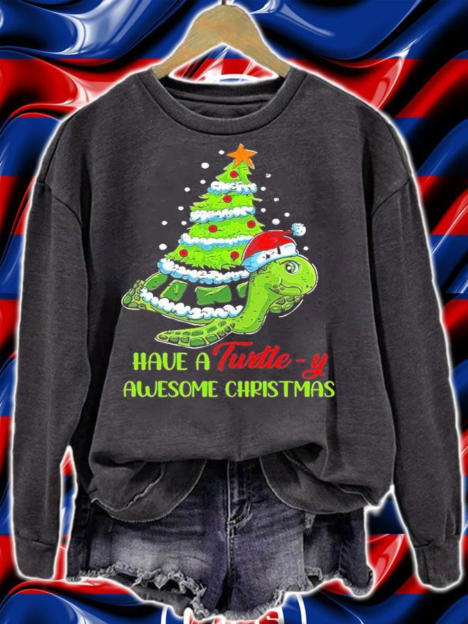 Have A Turtley Awesome Christmas Shirt sweatshirt