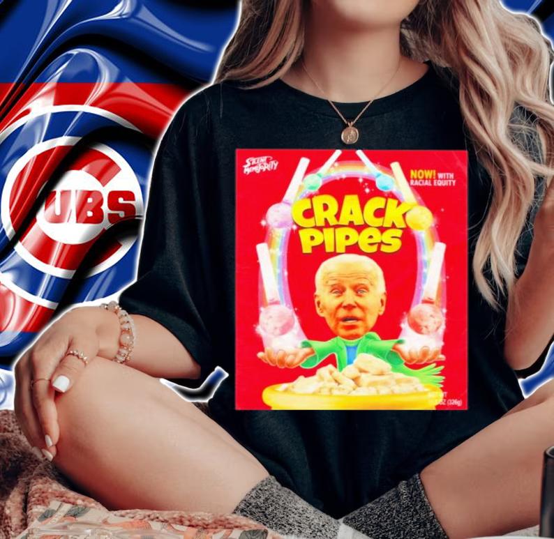 Joe Biden Now With Racial Equity Crack Pipes Funny Shirt woman shirt