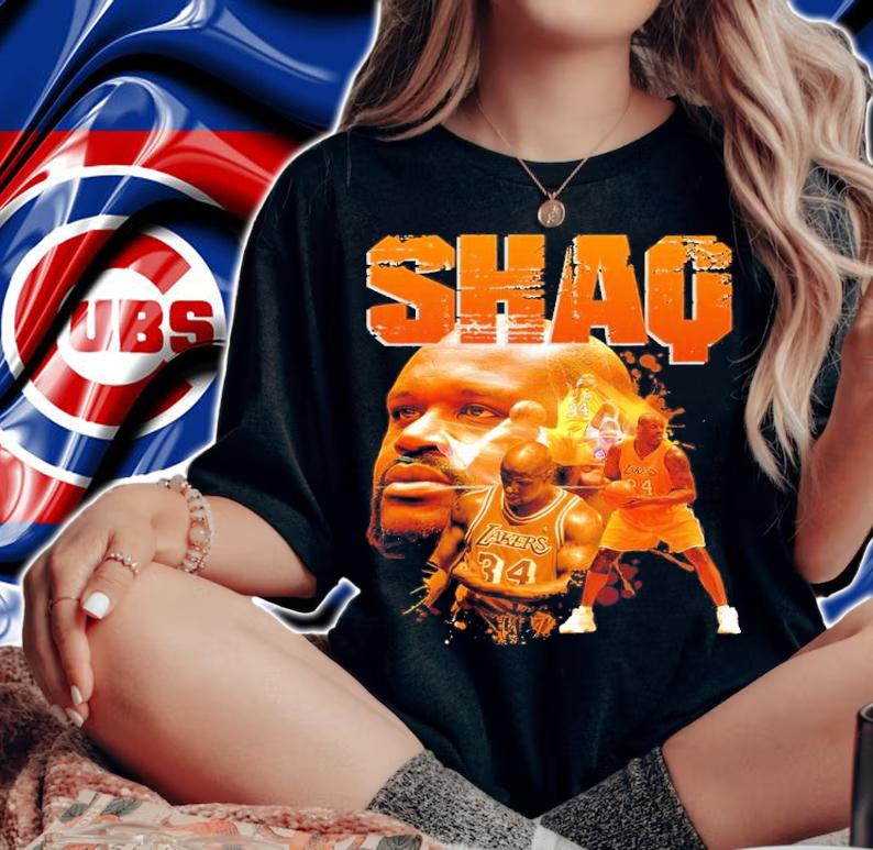 NBA Los Angeles Lakers Shaquille O'neal Shirt woman shirt