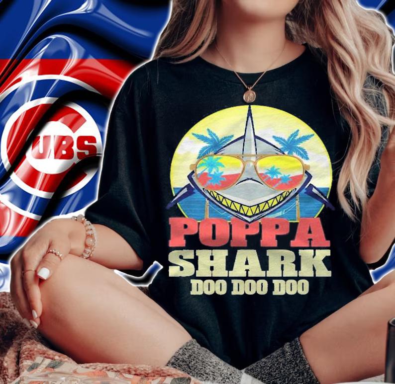 Poppa Shark Men Tee Doo Doo Doo Shirt