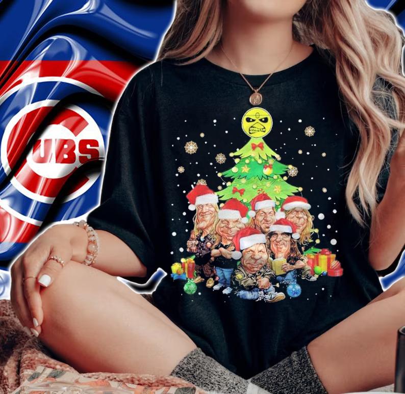 Santa Iron Maiden Chibi Christmas Tree Shirt woman shirt