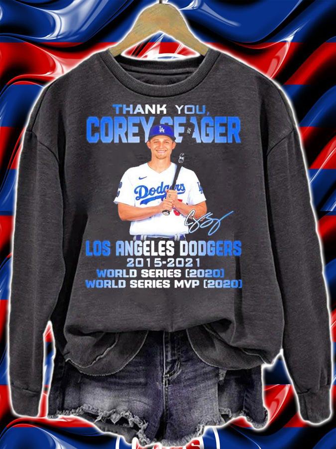 Thank You Corey Seager Los Angeles Dodgers 2015-2021 World Series 2020 Shirt sweatshirt